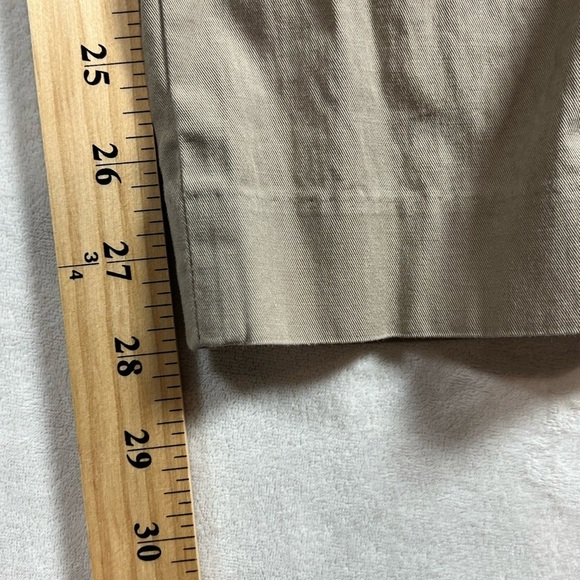 Vince Size 6 Camel Brown Two Tone Classic Cotton Trouser Pants C12 - Picture 9 of 10